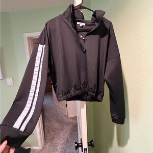 Garage Black Pullover with White Detail